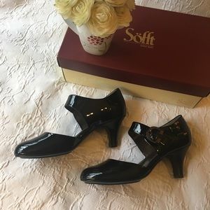 Söfft patent leather shoes, size 10M, like new